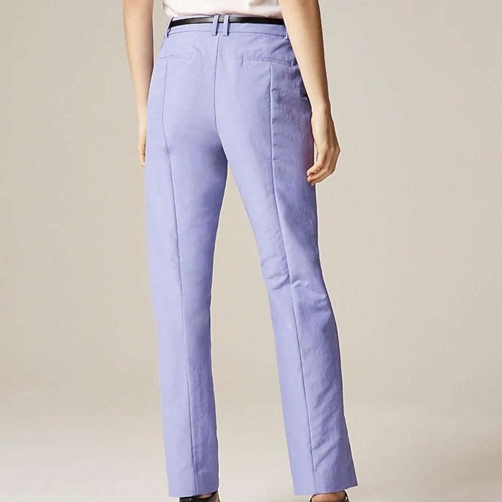 NWT J. Crew Light Purple or Periwinkle Women's Trousers - Size 10 - Picture 2 of 7